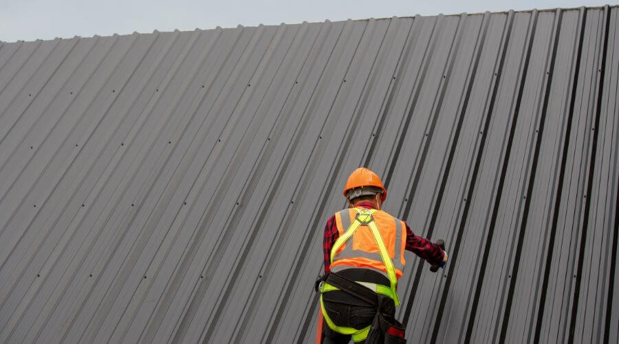 Professional metal roof installation services in Bromide, OK